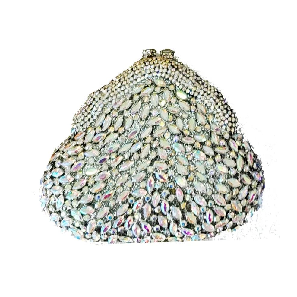 Crystal Minaudiere Evening Bag - Luzilly Bridal & Apparel