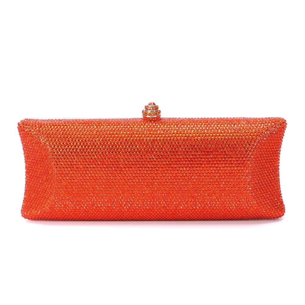 Crystal Minaudière Evening Clutch — 25 Colors - Luzilly Bridal & Apparel