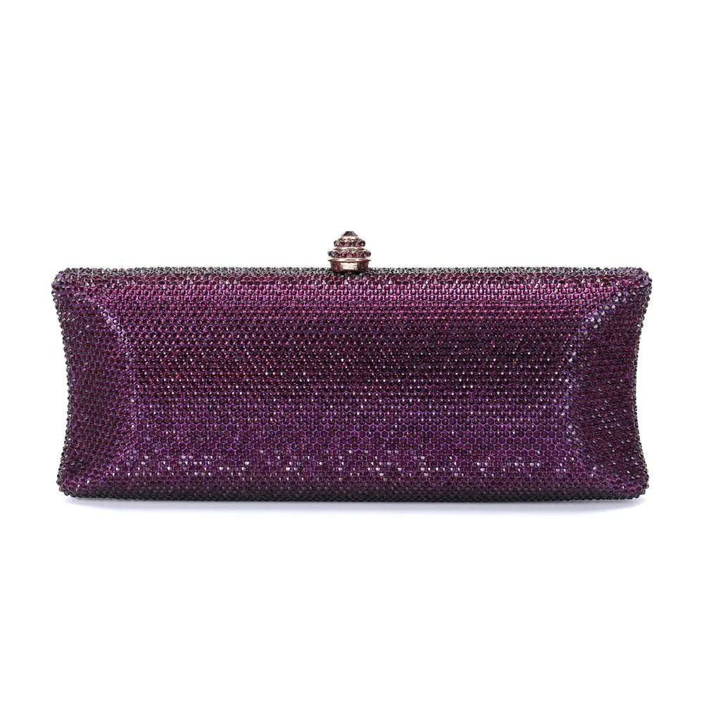 Crystal Minaudière Evening Clutch — 25 Colors - Luzilly Bridal & Apparel
