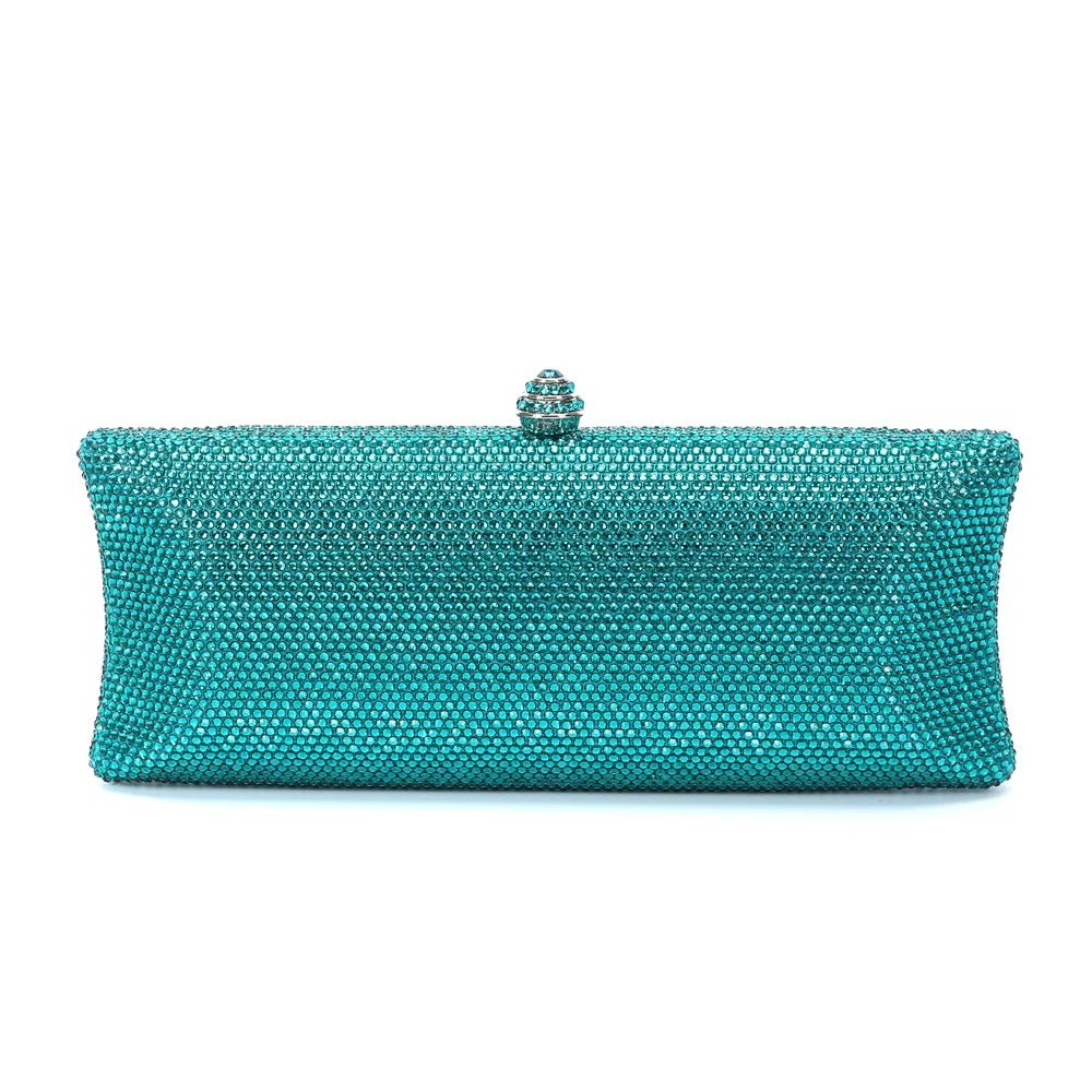 Crystal Minaudière Evening Clutch — 25 Colors - Luzilly Bridal & Apparel