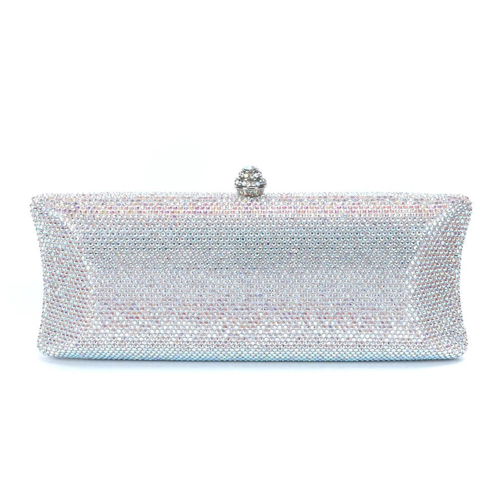 Crystal Minaudière Evening Clutch — 25 Colors - Luzilly Bridal & Apparel