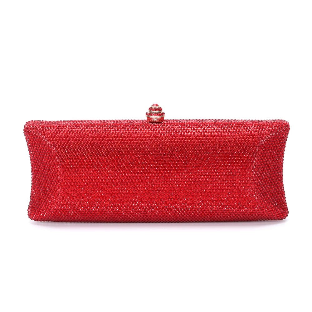 Crystal Minaudière Evening Clutch — 25 Colors - Luzilly Bridal & Apparel