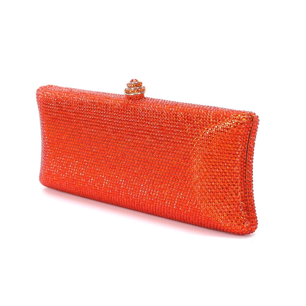 Crystal Minaudière Evening Clutch — 25 Colors - Luzilly Bridal & Apparel