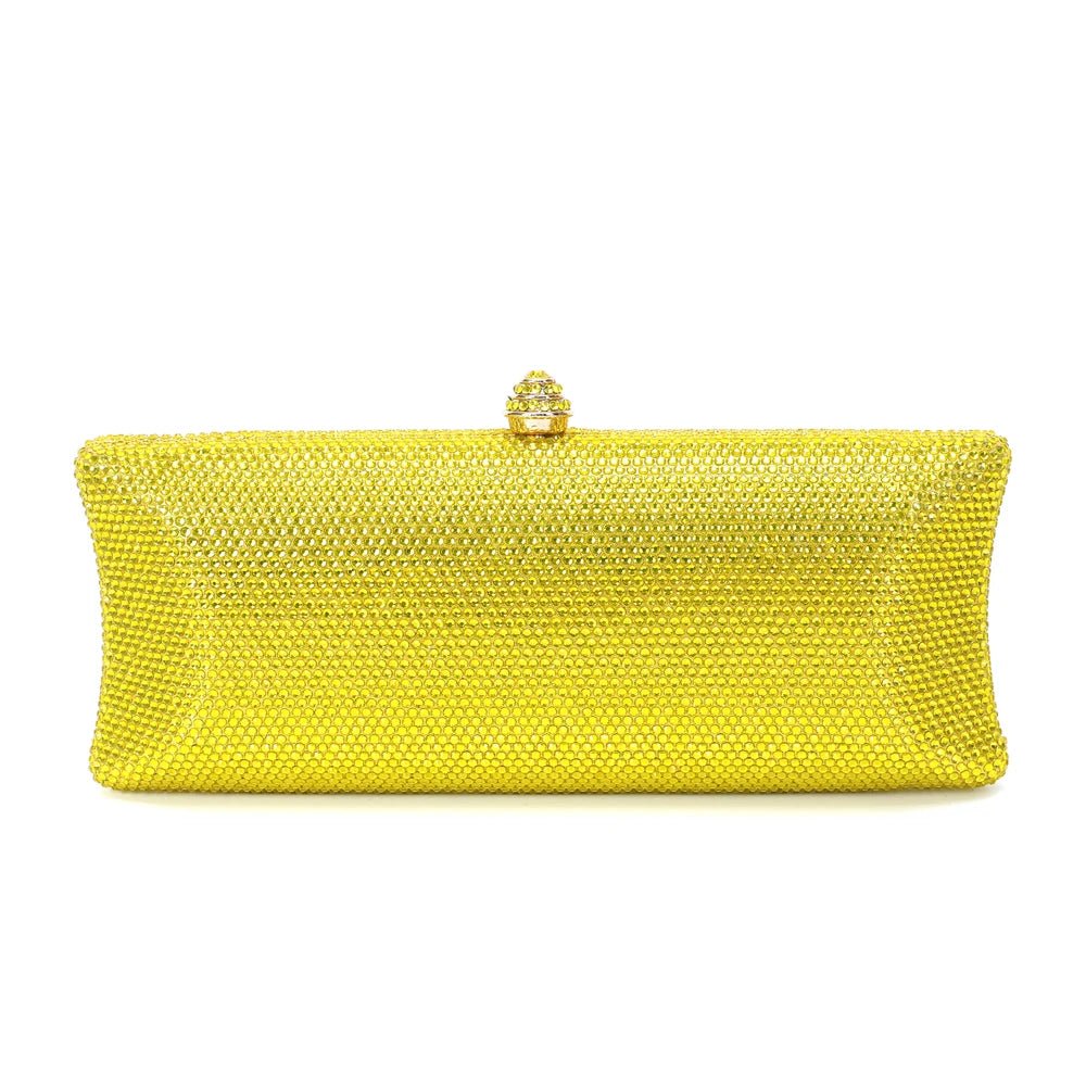 Crystal Minaudière Evening Clutch — 25 Colors - Luzilly Bridal & Apparel