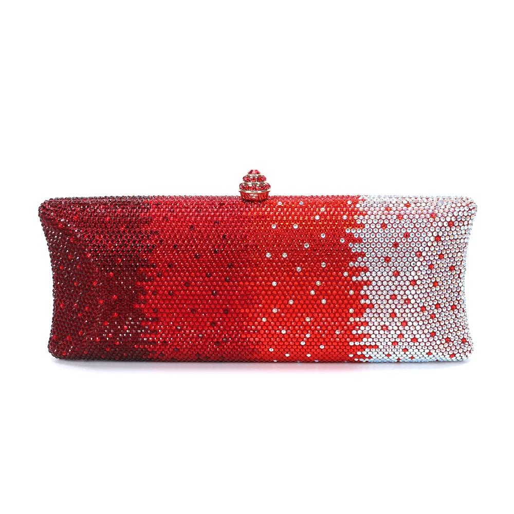 Crystal Minaudière Evening Clutch — 25 Colors - Luzilly Bridal & Apparel