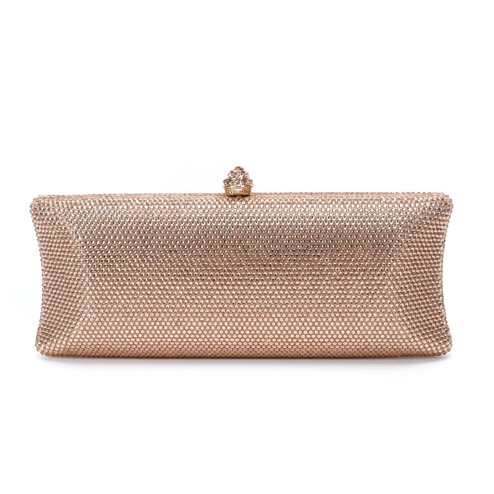 Crystal Minaudière Evening Clutch — 25 Colors - Luzilly Bridal & Apparel