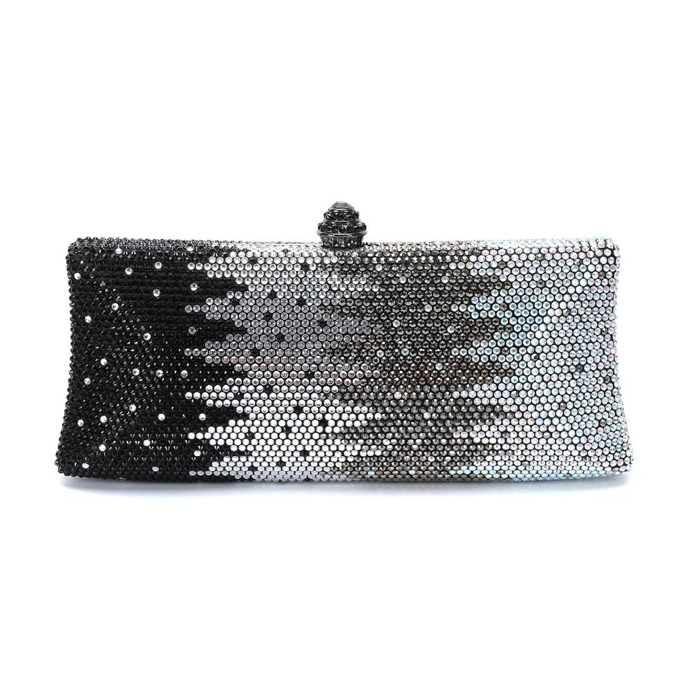 Crystal Minaudière Evening Clutch — 25 Colors - Luzilly Bridal & Apparel
