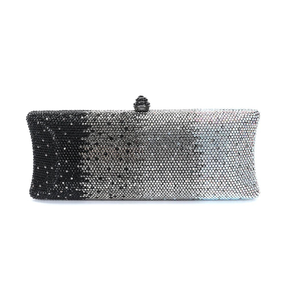 Crystal Minaudière Evening Clutch — 25 Colors - Luzilly Bridal & Apparel