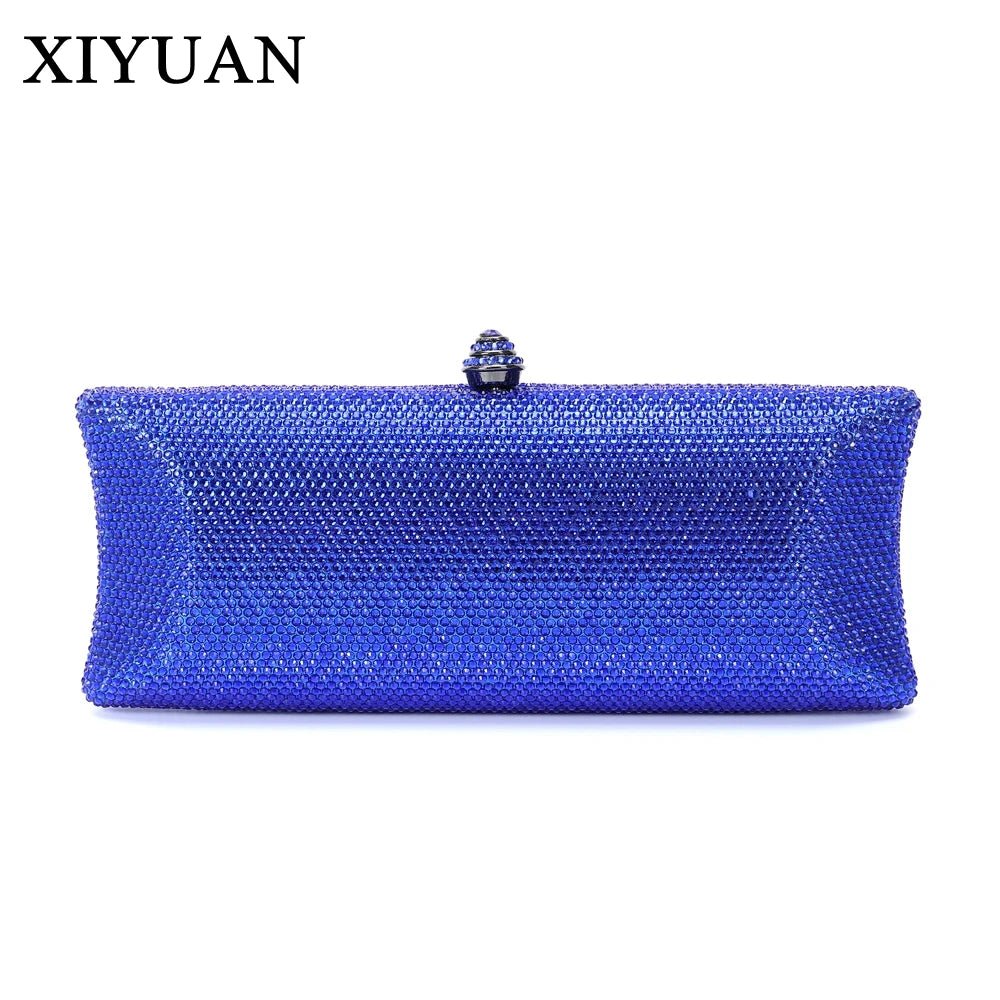 Crystal Minaudière Evening Clutch — 25 Colors - Luzilly Bridal & Apparel