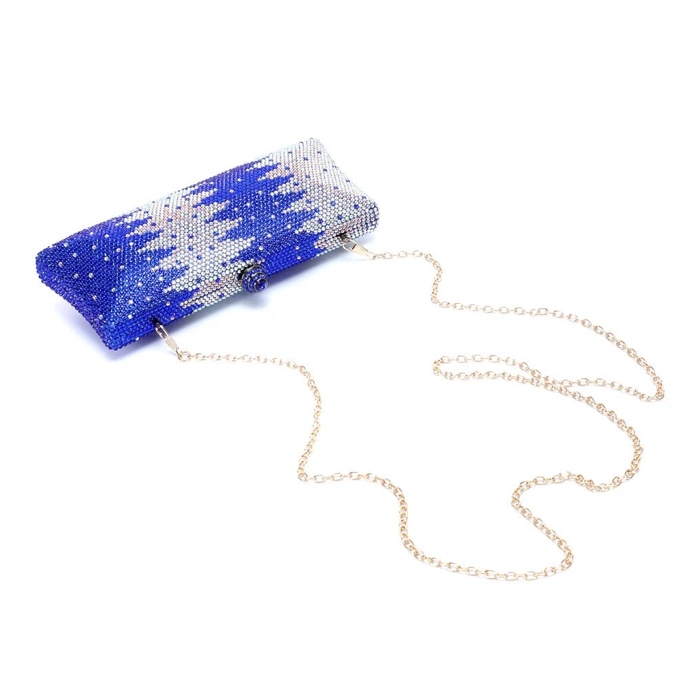 Crystal Minaudière Evening Clutch — 25 Colors - Luzilly Bridal & Apparel
