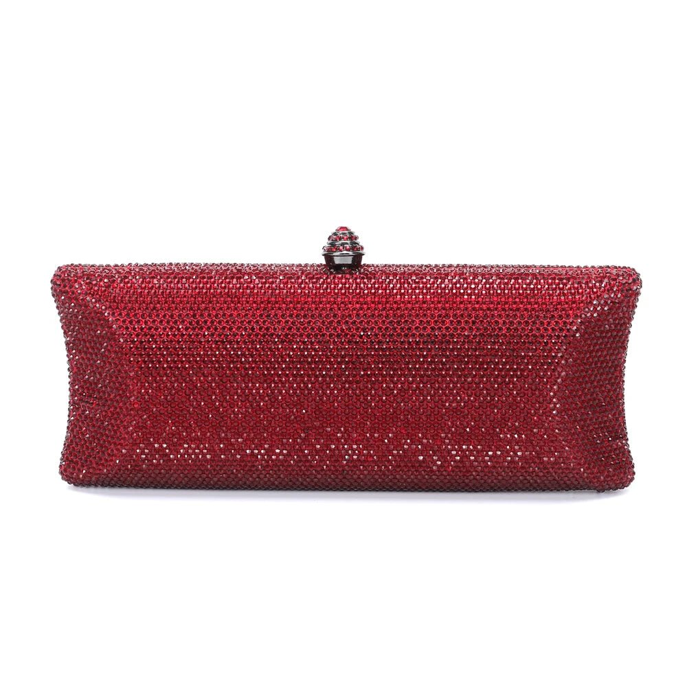 Crystal Minaudière Evening Clutch — 25 Colors - Luzilly Bridal & Apparel