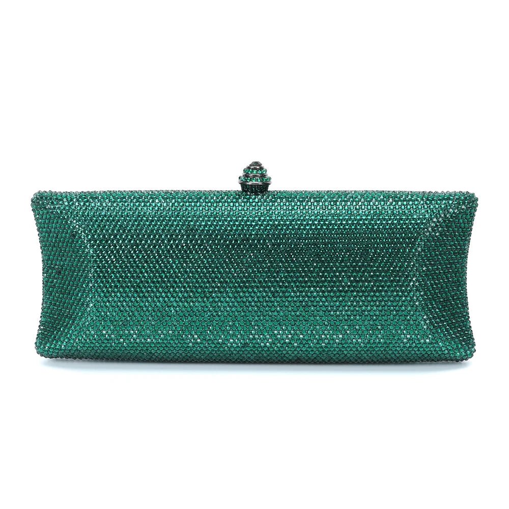 Crystal Minaudière Evening Clutch — 25 Colors - Luzilly Bridal & Apparel