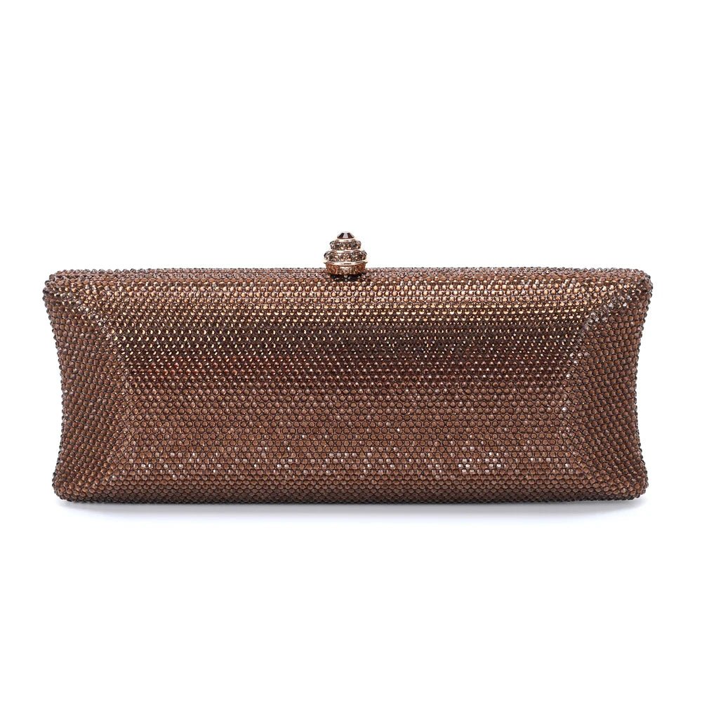 Crystal Minaudière Evening Clutch — 25 Colors - Luzilly Bridal & Apparel
