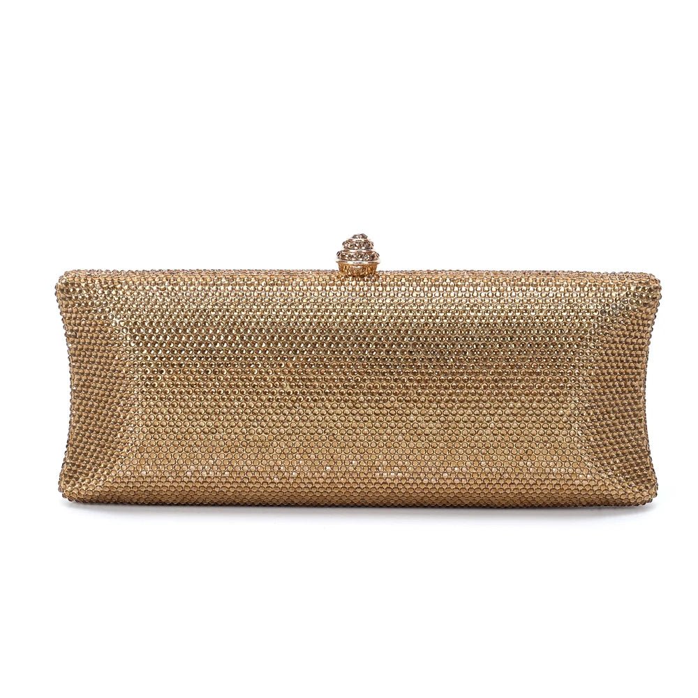 Crystal Minaudière Evening Clutch — 25 Colors - Luzilly Bridal & Apparel