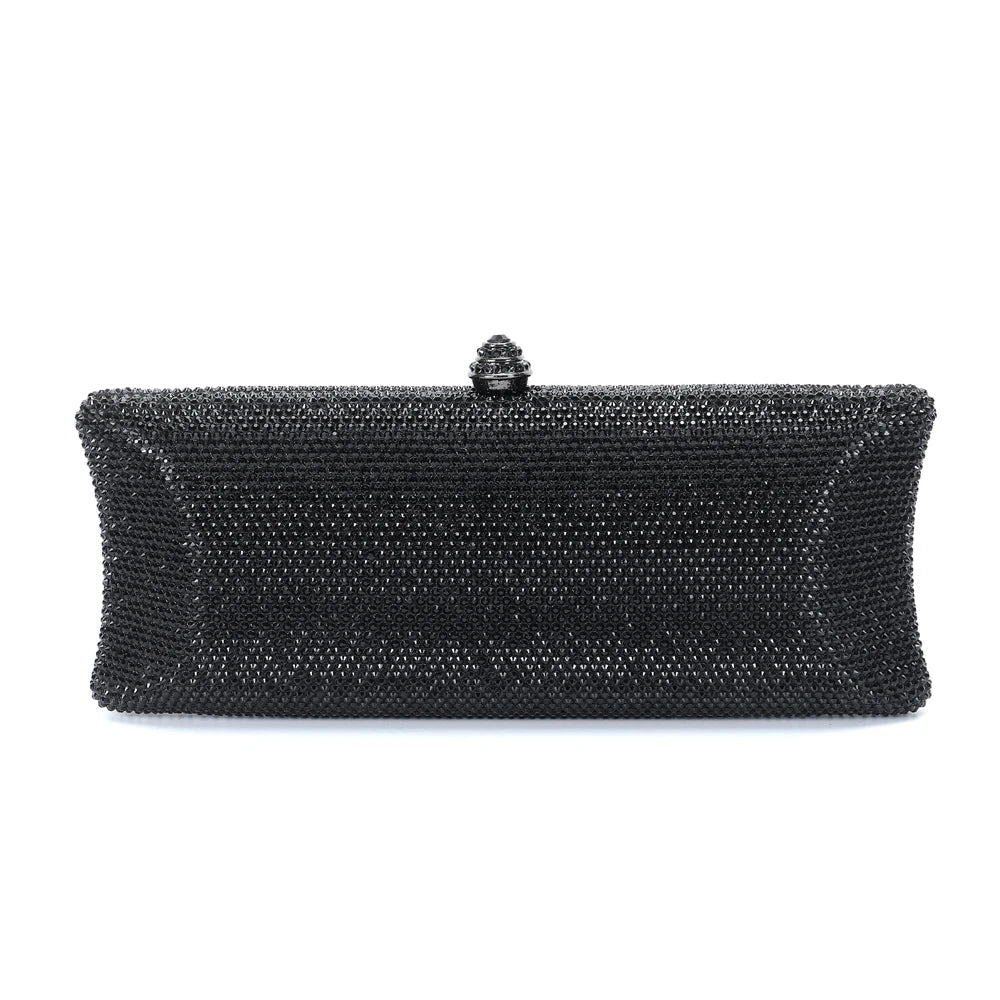 Crystal Minaudière Evening Clutch — 25 Colors - Luzilly Bridal & Apparel