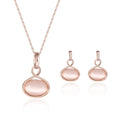 Crystal Pendant Bridal Jewelry Set - Luzilly Bridal & Apparel