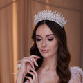 Crystal Rhinestone Bridal Tiara - Luzilly Bridal & Apparel