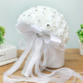 Crystal Ribbon & Rhinestone Bridal Bouquet - Luzilly Bridal & Apparel
