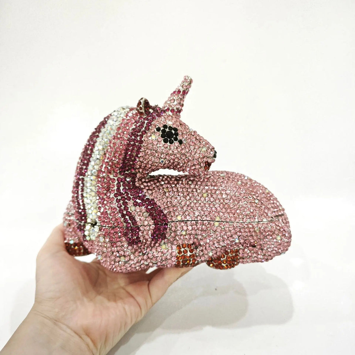 Crystal Unicorn Minaudiere Clutch - Luzilly Bridal & Apparel