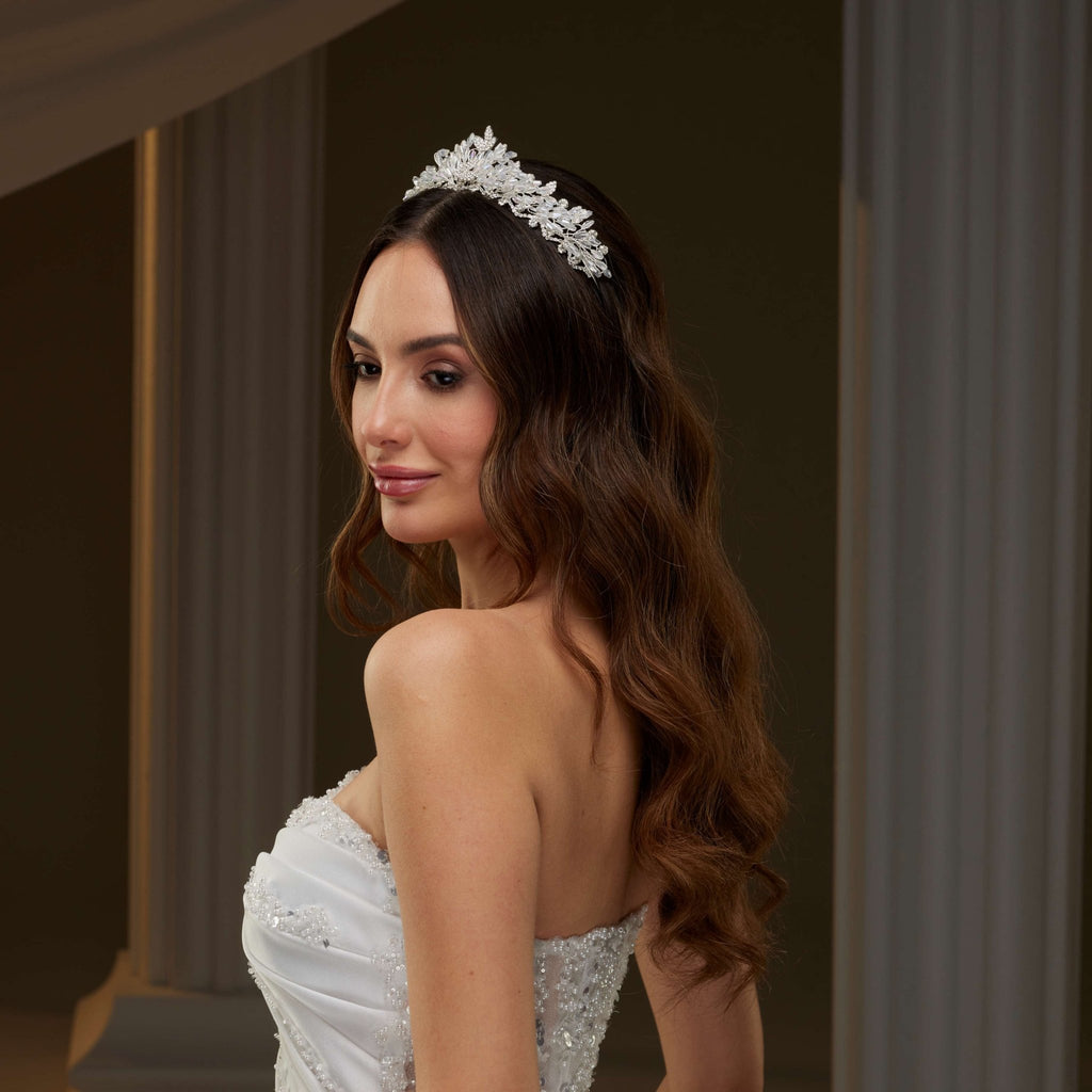 Crystal Wedding Tiara - Luzilly Bridal & Apparel