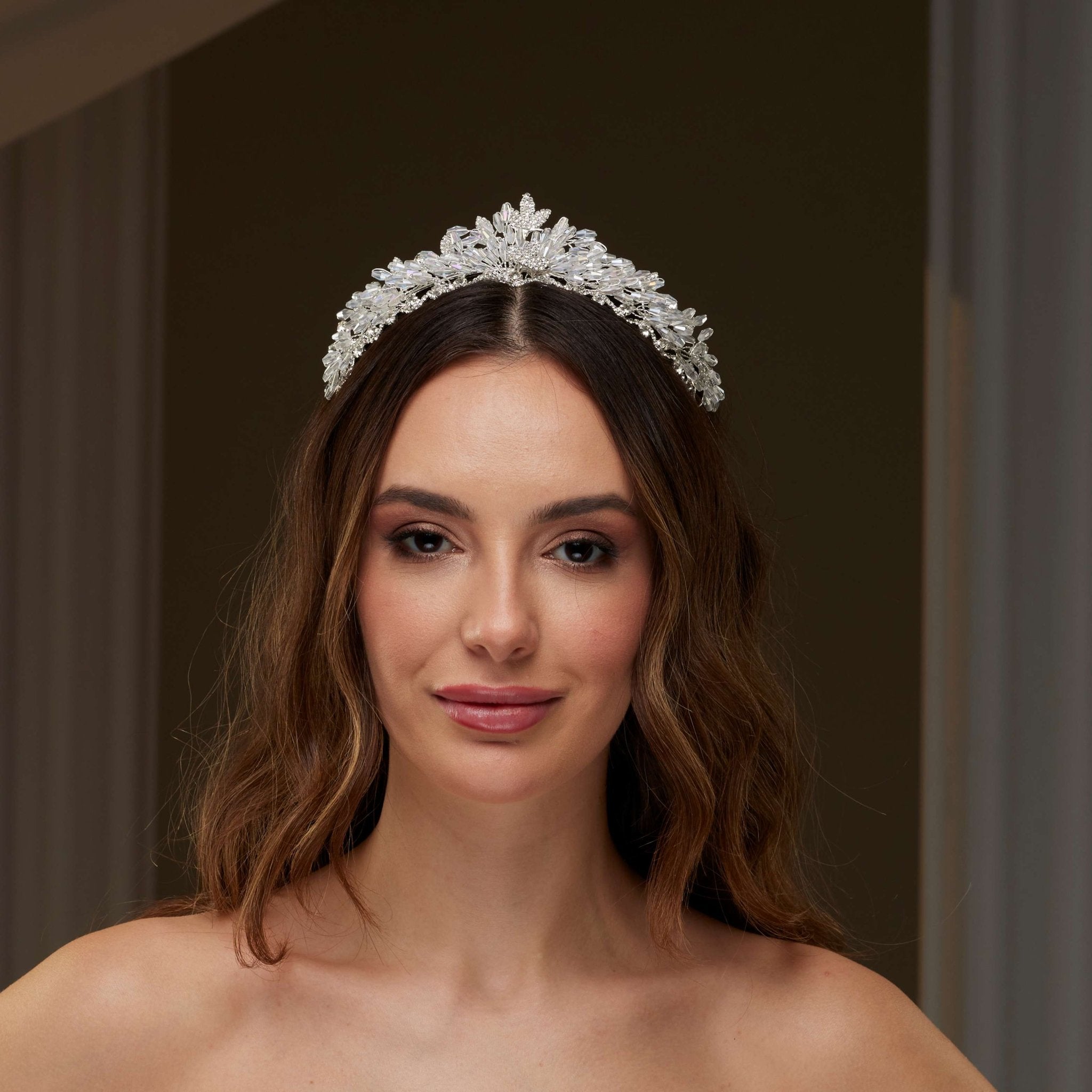 Crystal Wedding Tiara - Luzilly Bridal & Apparel