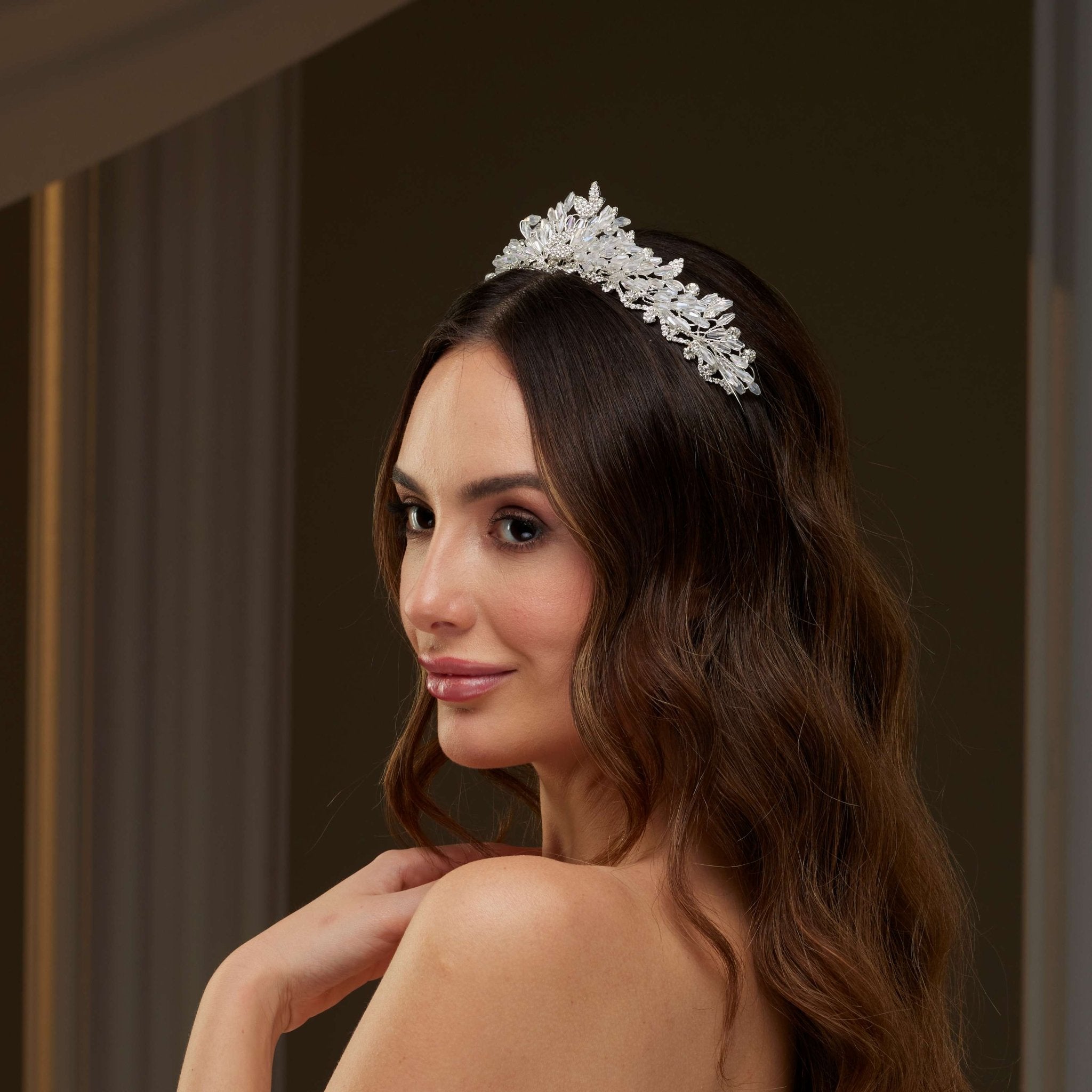 Crystal Wedding Tiara - Luzilly Bridal & Apparel
