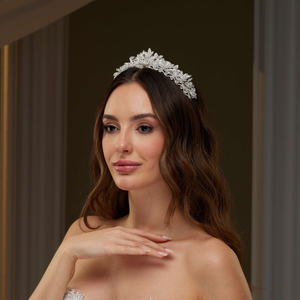 Crystal Wedding Tiara - Luzilly Bridal & Apparel