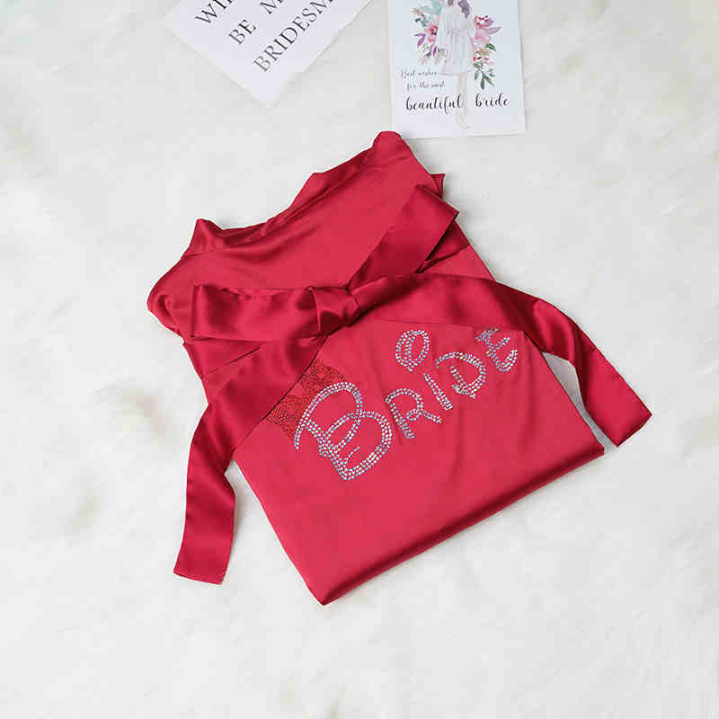 Custom Satin Bridesmaid Robes – Personalized with Name, Title, or Date | Wedding Party Gifts - Luzilly Bridal & Apparel