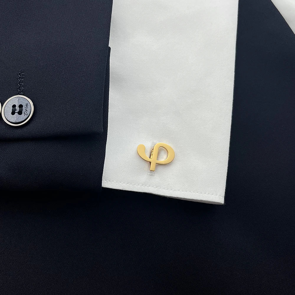Customized Patterned Cufflinks, Stainless Steel Cufflinks, Suit Fashion Jewelry, Wedding Gifts, Men's Dad Gifts - Luzilly Bridal & Apparel
