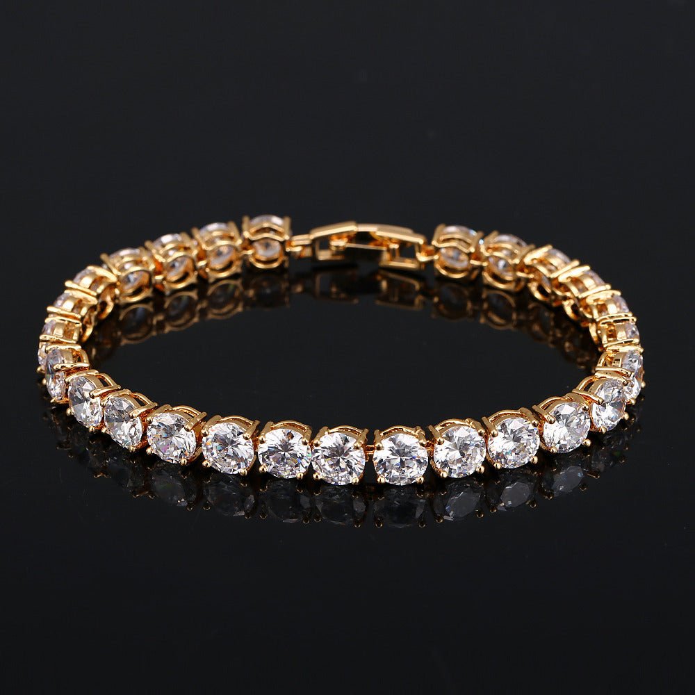 CZ Crystal Bridal Bracelet - Luzilly Bridal & Apparel