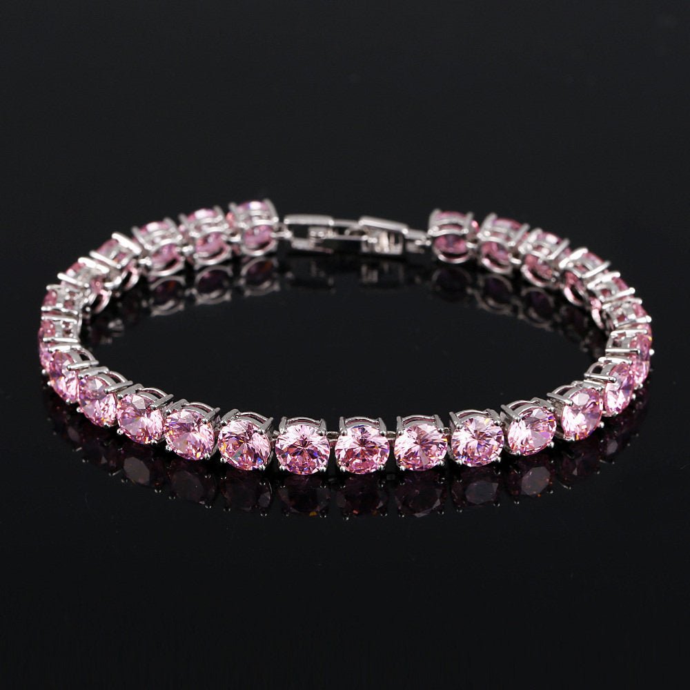 CZ Crystal Bridal Bracelet - Luzilly Bridal & Apparel
