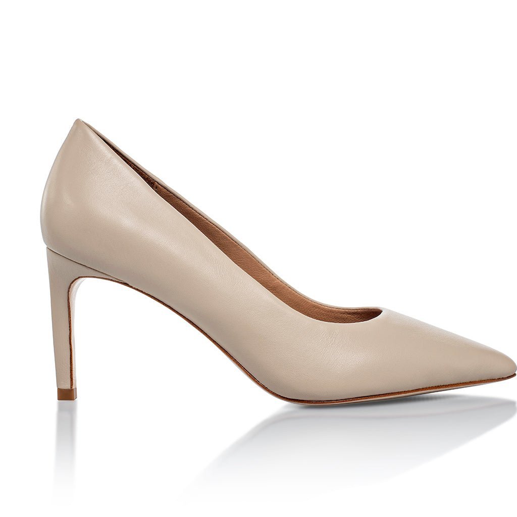 Deborah 2.0 Nude Luxury Leather - Luzilly Bridal & Apparel