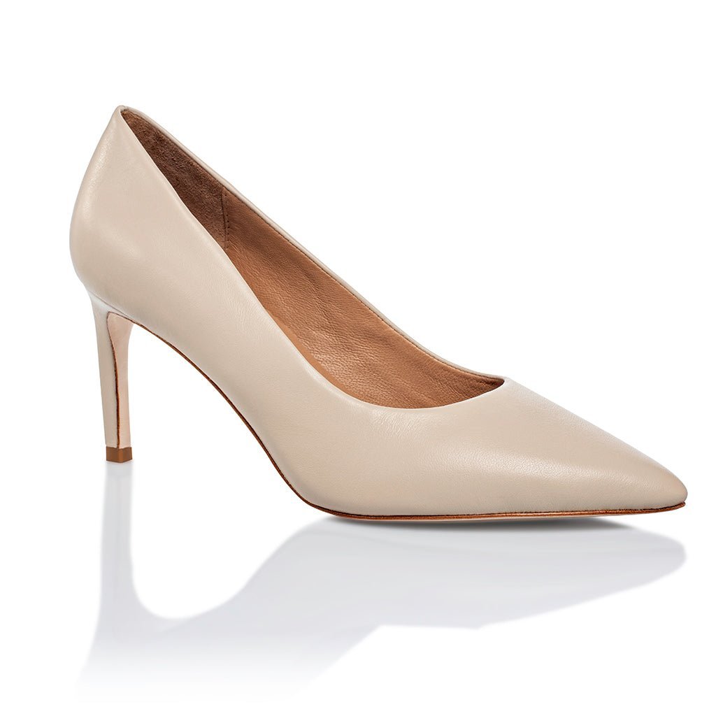 Deborah 2.0 Nude Luxury Leather - Luzilly Bridal & Apparel