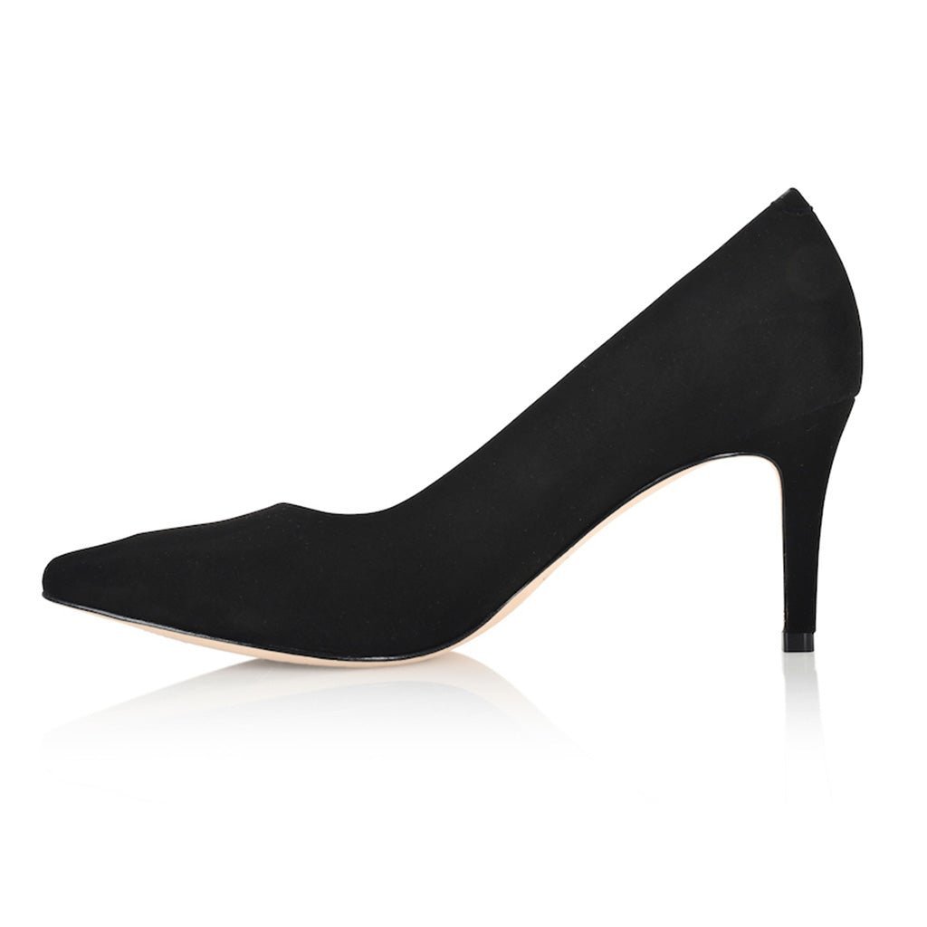 Deborah Black Kid Suede - Luzilly Bridal & Apparel