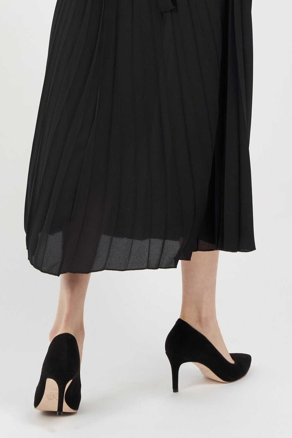 Deborah Black Kid Suede - Luzilly Bridal & Apparel
