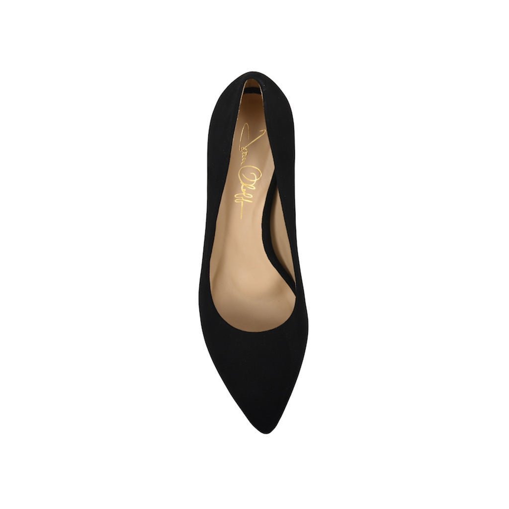 Deborah Black Kid Suede - Luzilly Bridal & Apparel