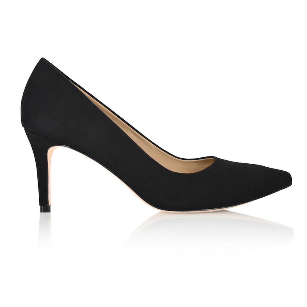 Deborah Black Kid Suede - Luzilly Bridal & Apparel