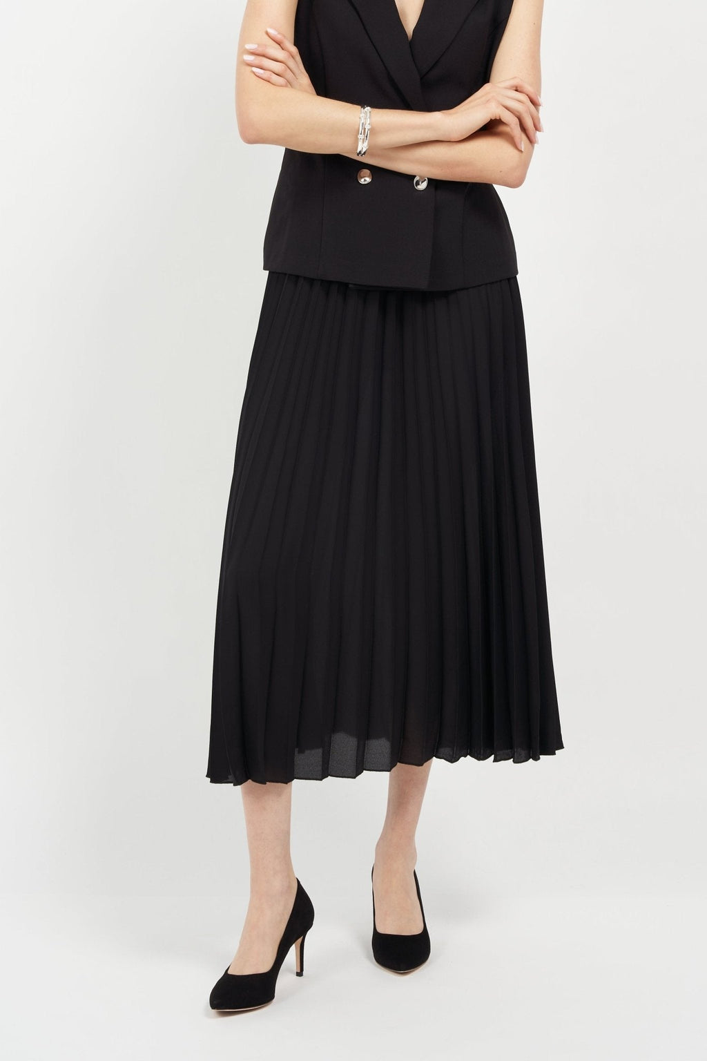 Deborah Black Kid Suede - Luzilly Bridal & Apparel