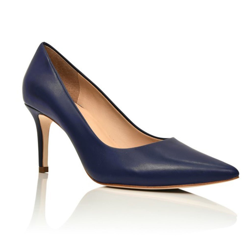 Deborah Navy Lux Nappa - Luzilly Bridal & Apparel