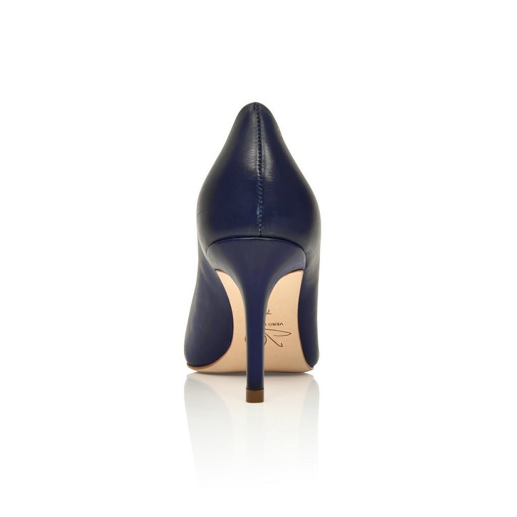 Deborah Navy Lux Nappa - Luzilly Bridal & Apparel