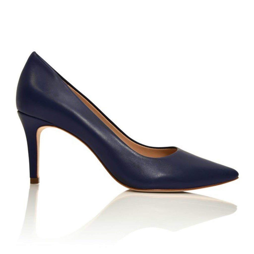 Deborah Navy Lux Nappa - Luzilly Bridal & Apparel
