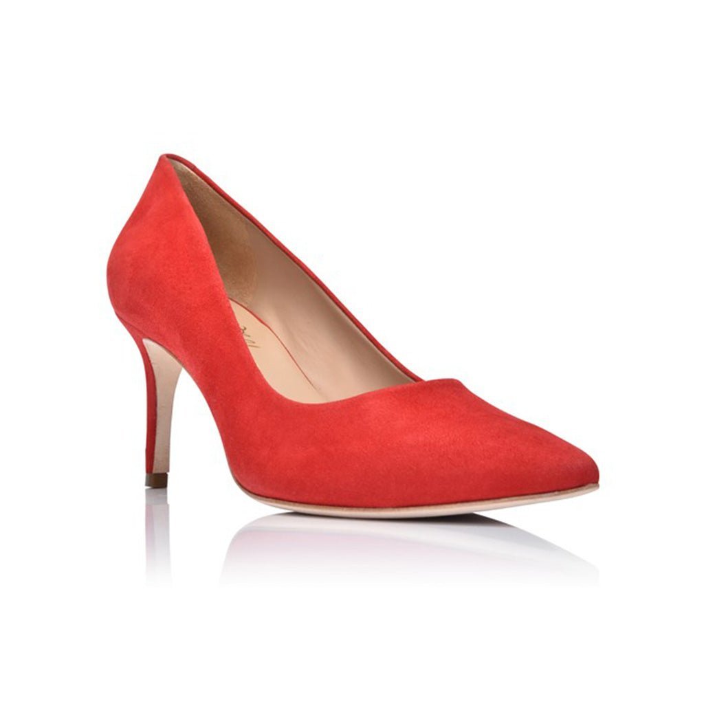 Deborah Red Hot Kiss Suede - Luzilly Bridal & Apparel