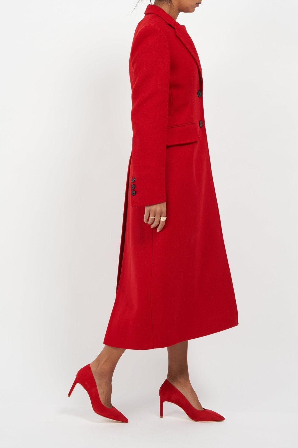 Deborah Red Hot Kiss Suede - Luzilly Bridal & Apparel