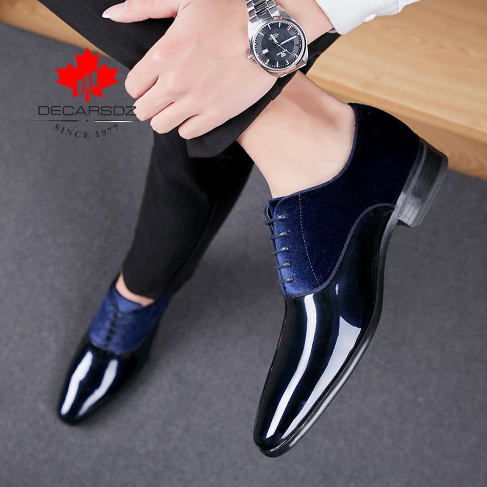 DECARSDZ Men Dress Shoes Men Spring Wedding Fashion Office High Quality Leather Comfy Business Man Formal Shoes Men Shoes - Luzilly Bridal & Apparel