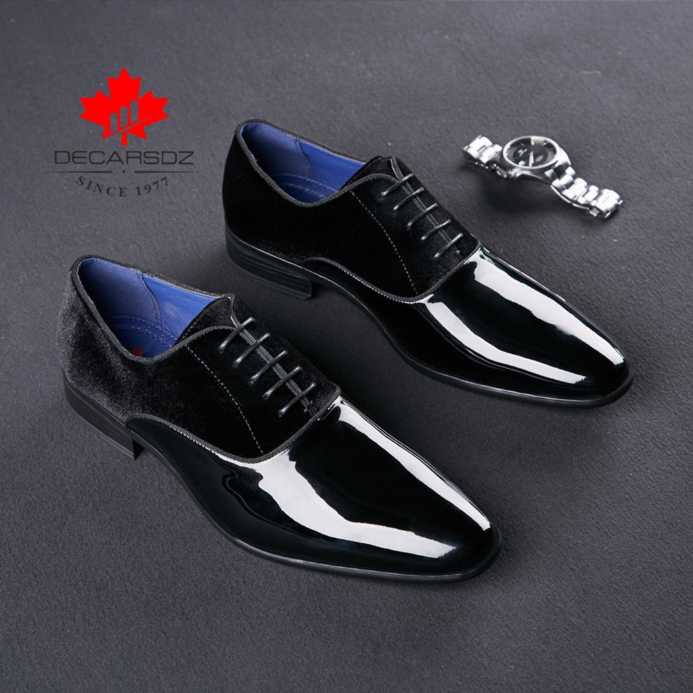 DECARSDZ Men Dress Shoes Men Spring Wedding Fashion Office High Quality Leather Comfy Business Man Formal Shoes Men Shoes - Luzilly Bridal & Apparel