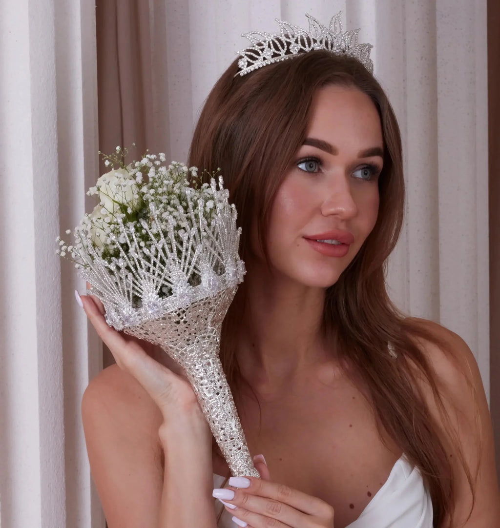 Deluxe Hand Bouquet, Wedding Bouquet - Luzilly Bridal & Apparel