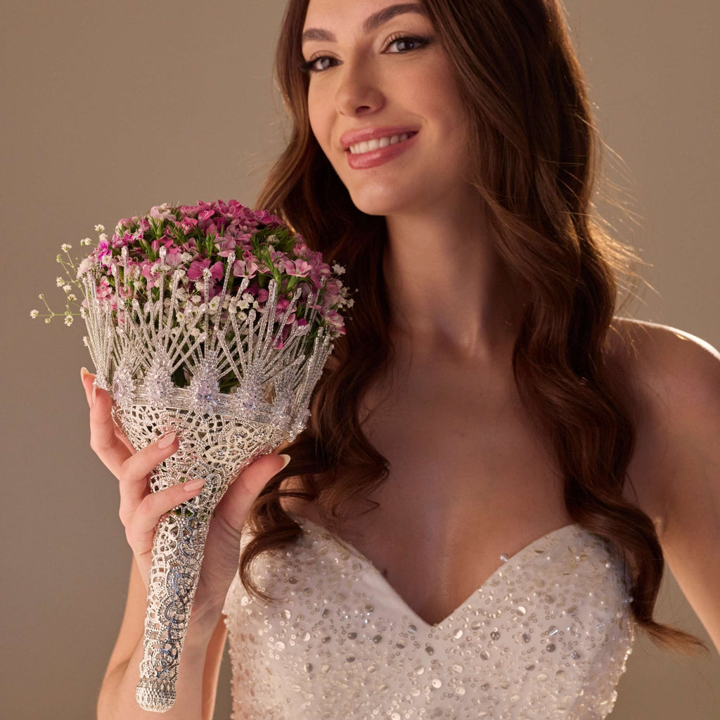 Deluxe Hand Bouquet, Wedding Bouquet - Luzilly Bridal & Apparel