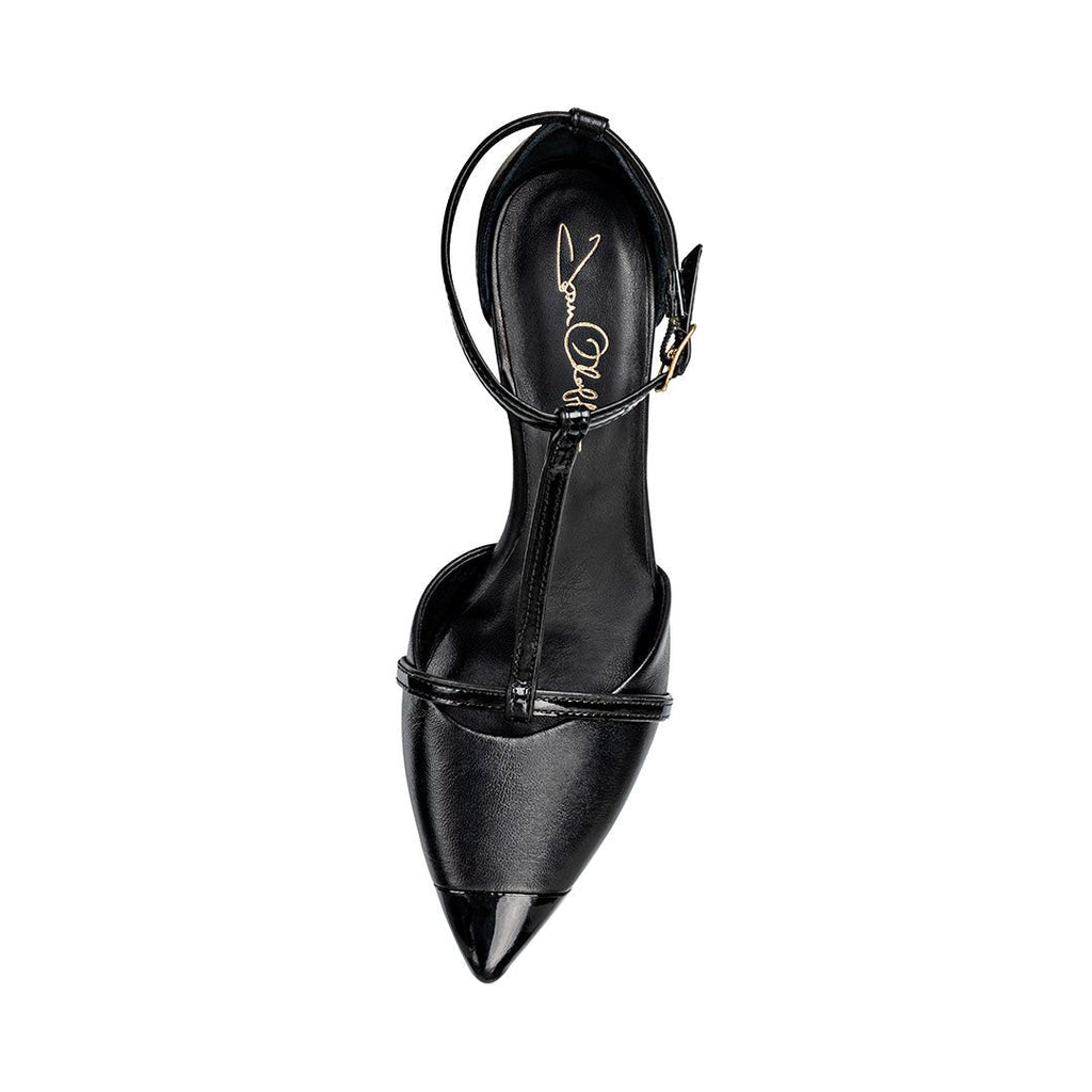 Desiree Black Nappa / Black Patent - Luzilly Bridal & Apparel