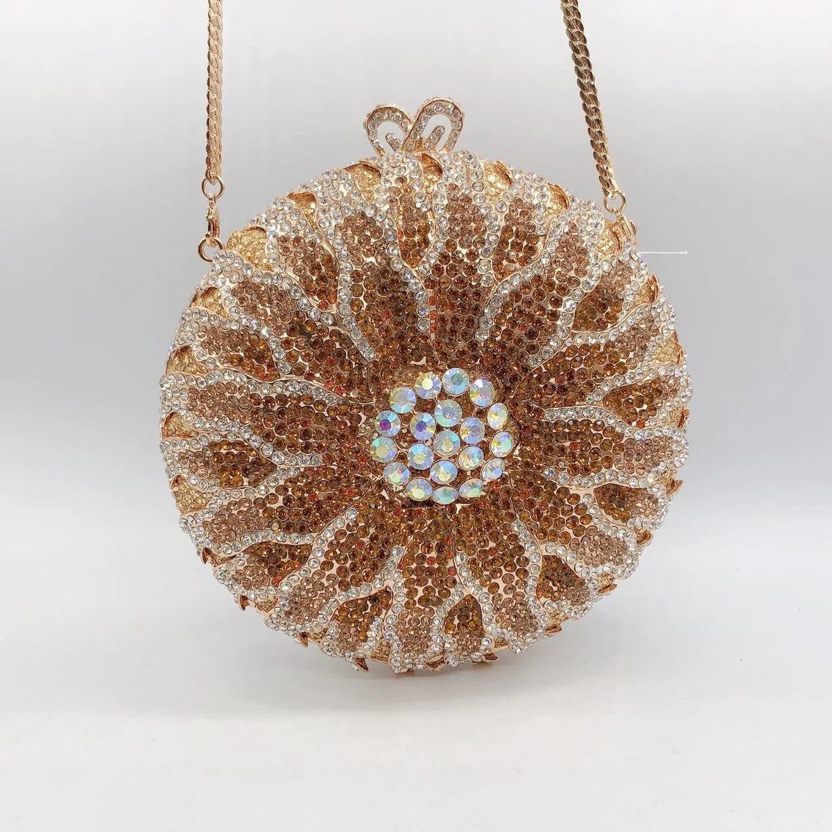 Diamond Bridal Minaudiere Purse - Luzilly Bridal & Apparel