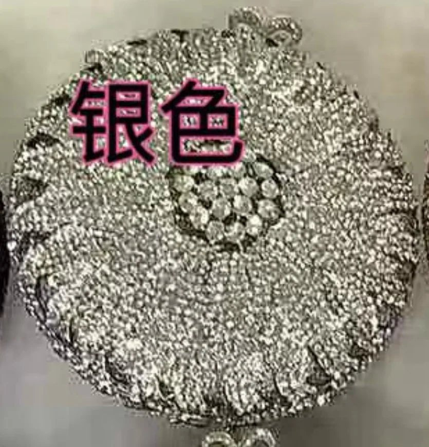 Diamond Bridal Minaudiere Purse - Luzilly Bridal & Apparel